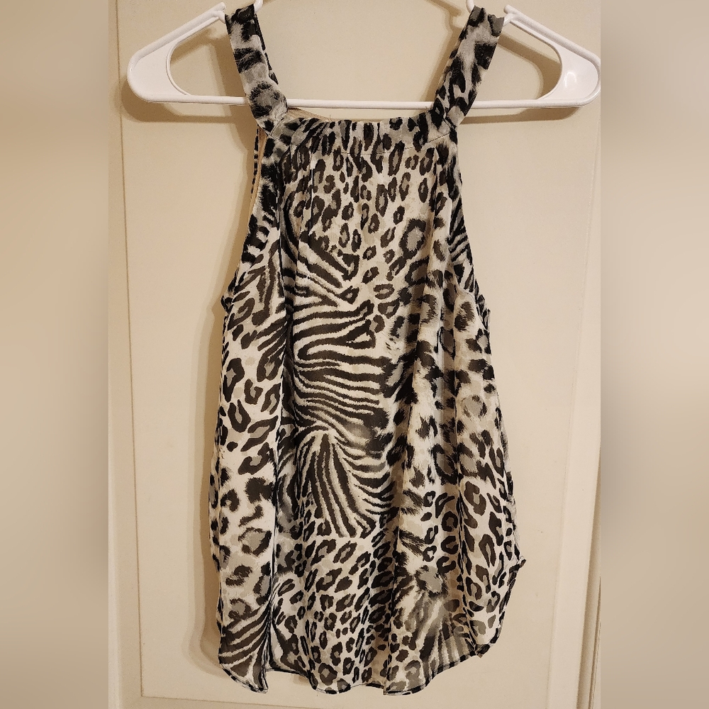 Altar'd State Cheetah & Tiger Print Tank Top